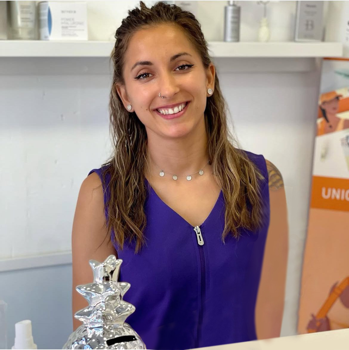 Noelia, fundadora y esteticista del Centre d'Estètica